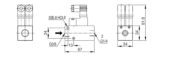 VMS14D - Dimensions