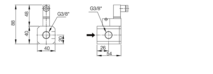 VMS38 - Dimensions