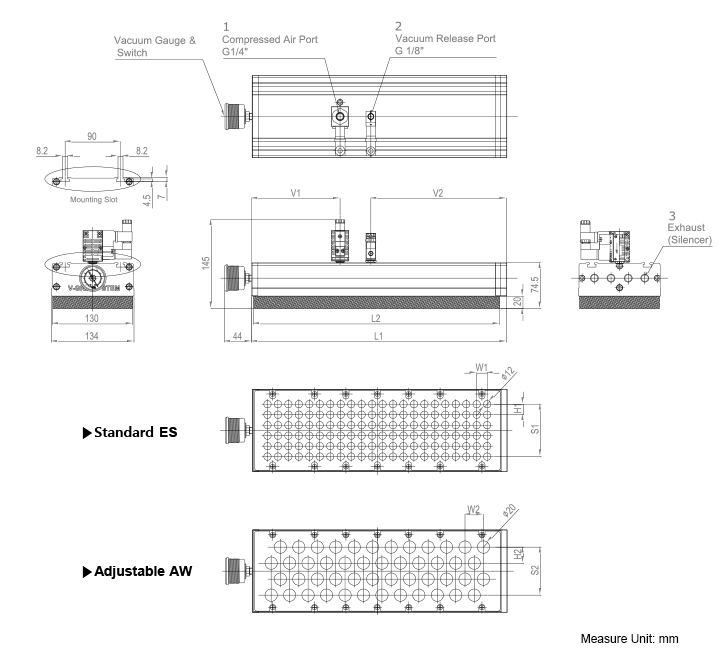 G130- Dimensions