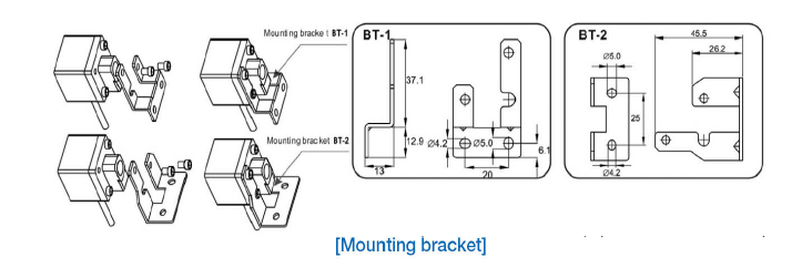 VP20: Mounting Bracket - Dimensions