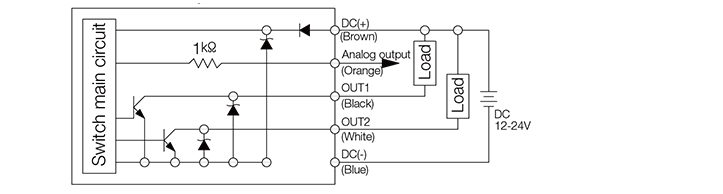 VP20: NPN output with Analog output