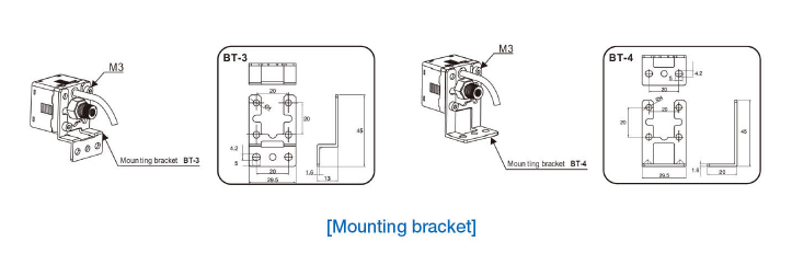 VP32: Mounting bracket - Dimensions